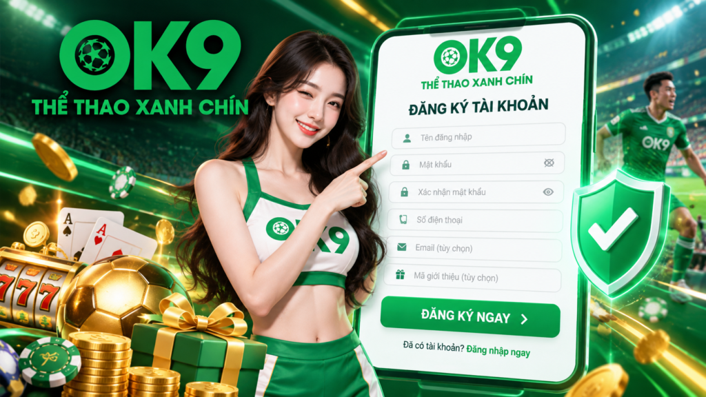 Hướng dẫn đăng ký OK9 và tạo tài khoản thành viên
